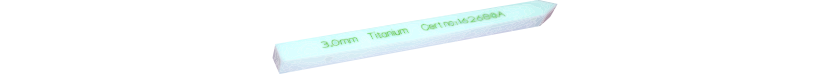 Test pin for metal detectors, PTFE (Teflon®)