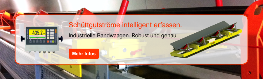 Industrielle Bandwaagen. Robust und genau.